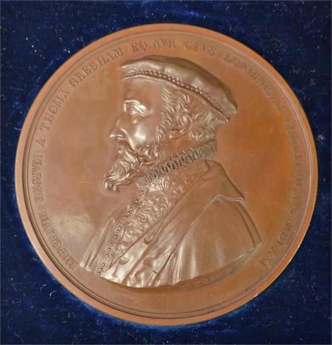 A bronze commemorative medallion, in original box. - Image 2 of 2