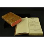 Two early 19th century French leather bound books, Conferences Ecclesiasiques da D'Angers; Paris &