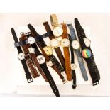 A group of watches of various style and make.