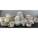 A Denby dinner service.