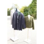 A Pure New Wool green and suede jacket, Erzherzog Johann, Schneiders Salzburg blue jacket, and a