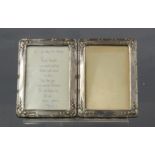 A pair of silver photograph frames, Birmingham.