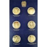 The Churchill Centenary Silver Gilt Medals, Trustees Presentation Edition, Minted by John Pinches