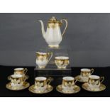 A tea service.