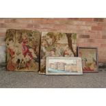 A Venetian painting, and Victorian tapestries.