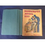 Handicrafts Annual 1933, The Amateur Woodworkers Hand book and Price List, with full colour