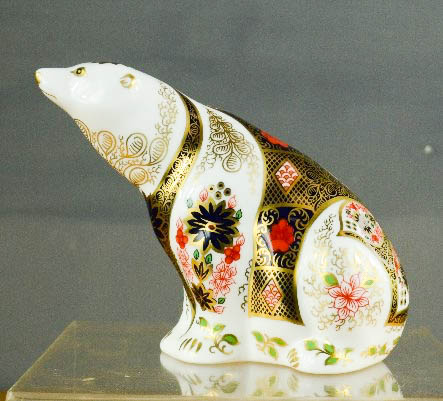 A Royal Crown Derby polar bear LXI. - Image 2 of 4