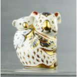 A Royal Crown Derby, Koala bear and joey.