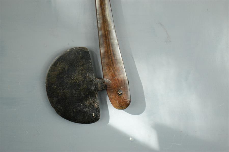 A treen and iron axe. - Bild 2 aus 2