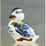 A Royal Crown Derby duckling LXI.