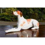 A porcelain model of a Great Dane. 15cm high.