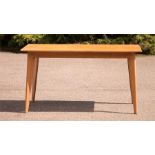 A Morris beech table.