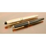 A Mont Blanc fountain pen, together with a pen marked 'Mont Blanc'.