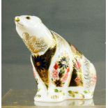 A Royal Crown Derby polar bear LXI.