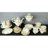 A Rockingham style tea service.