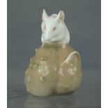 A Denmark Copenhagen porcelain mouse, numbered 511 to the base, 6½cm high.