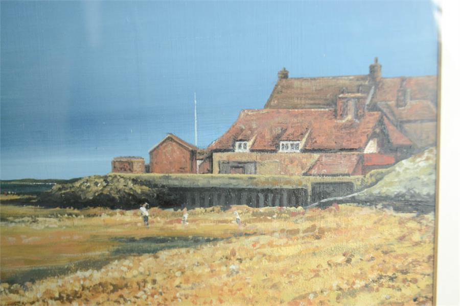 RP Yorath (20th Century): Brancaster, oil on board, dated 1998. - Bild 4 aus 4