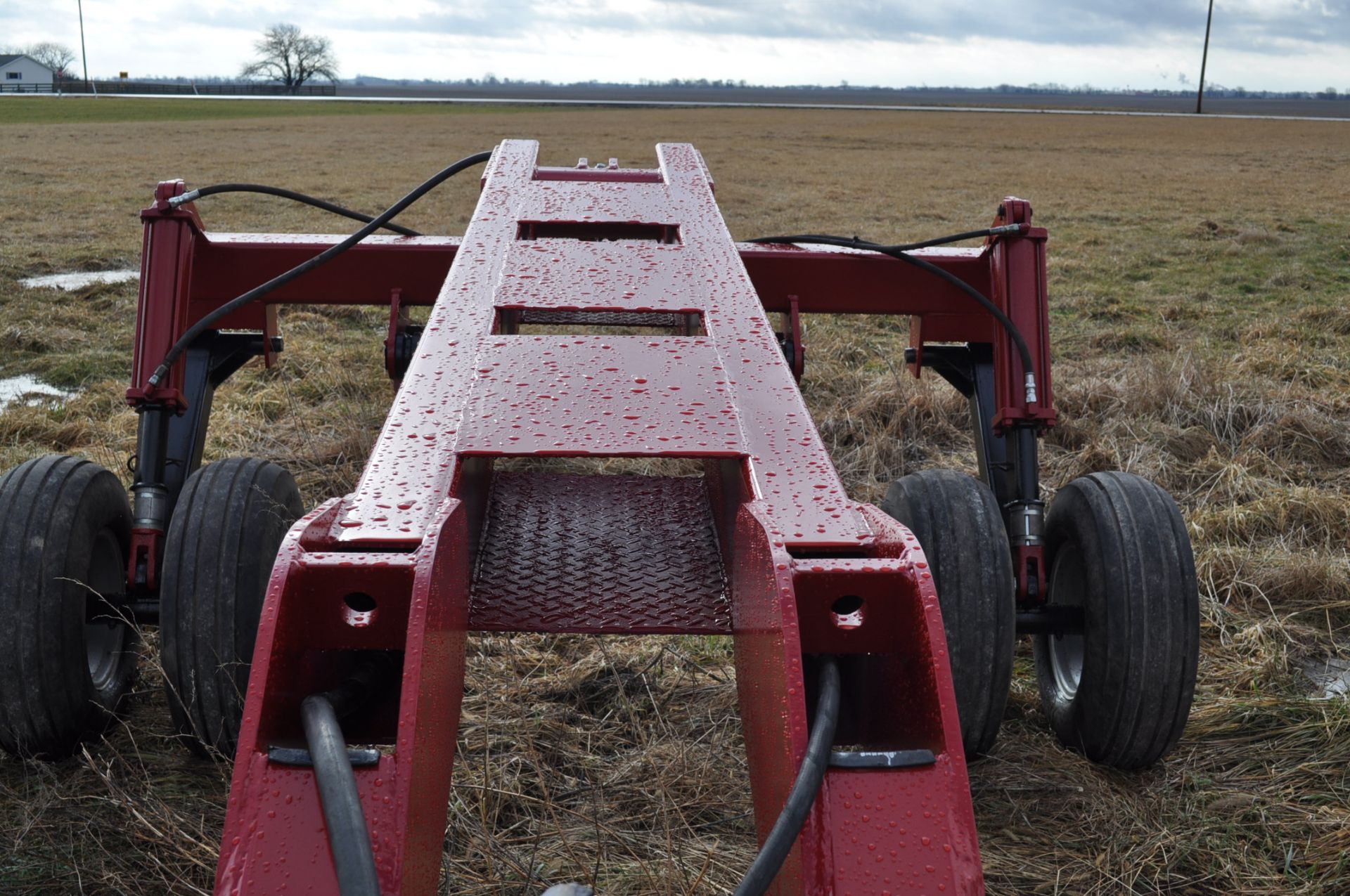 Case IH Coulter Cart pull type 3 point caddie, tandem 11L-15 tires load range F - Image 8 of 13