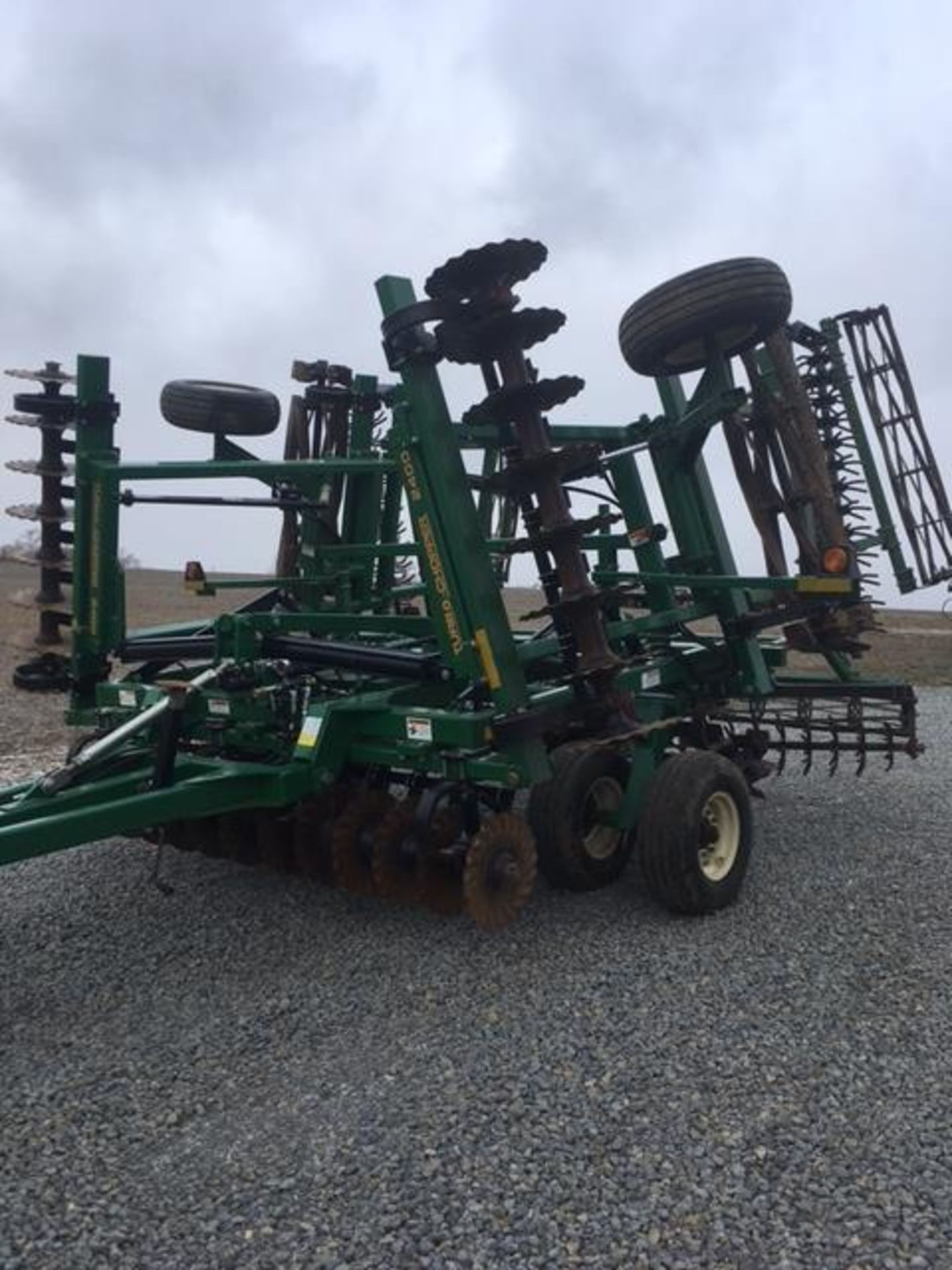 24’ Great Plains 2400 Turbo Chopper, hyd. fold, rock flex, 19” original blades, SN-GP-A1561Y