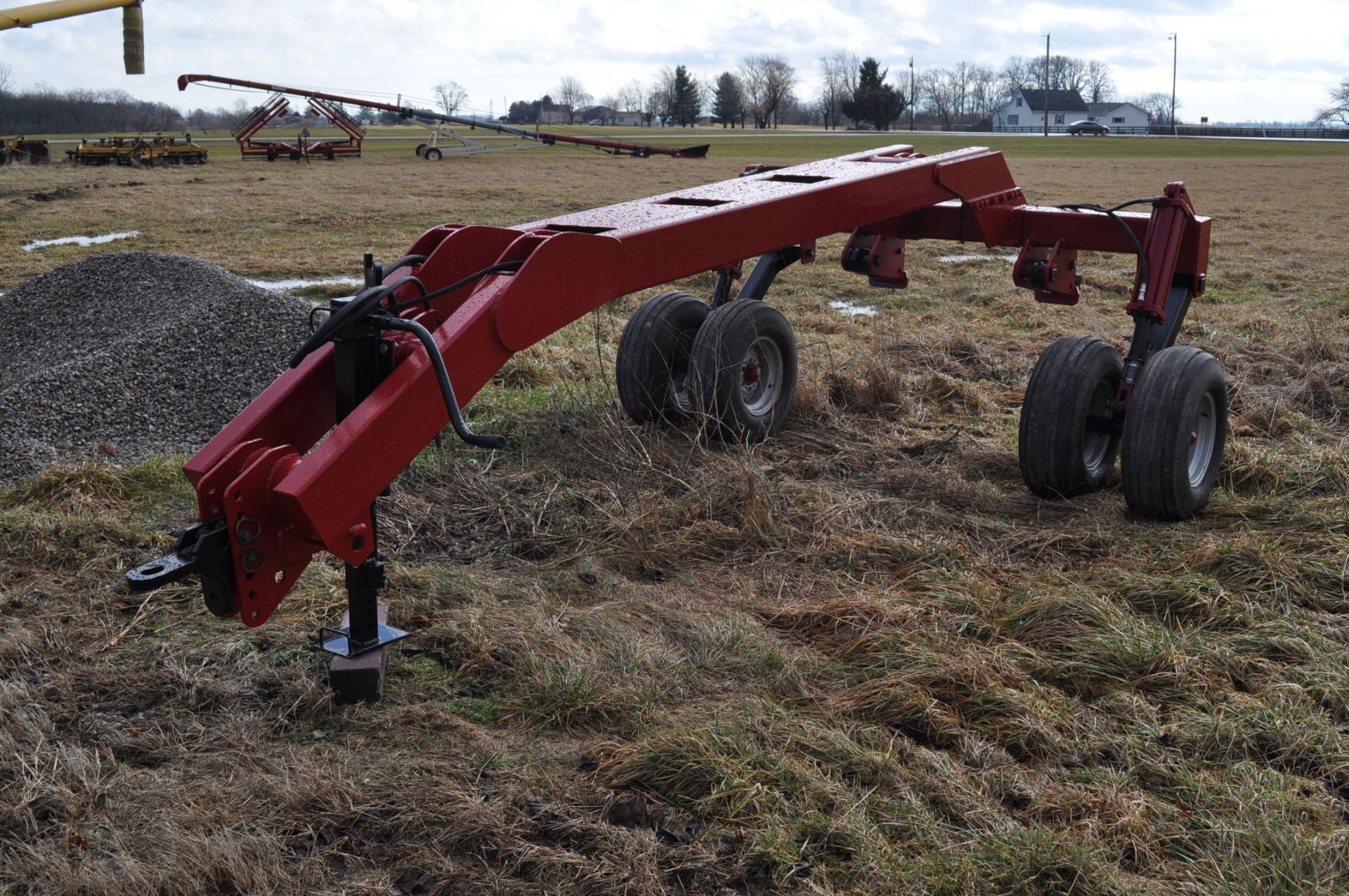 Case IH Coulter Cart pull type 3 point caddie, tandem 11L-15 tires load range F