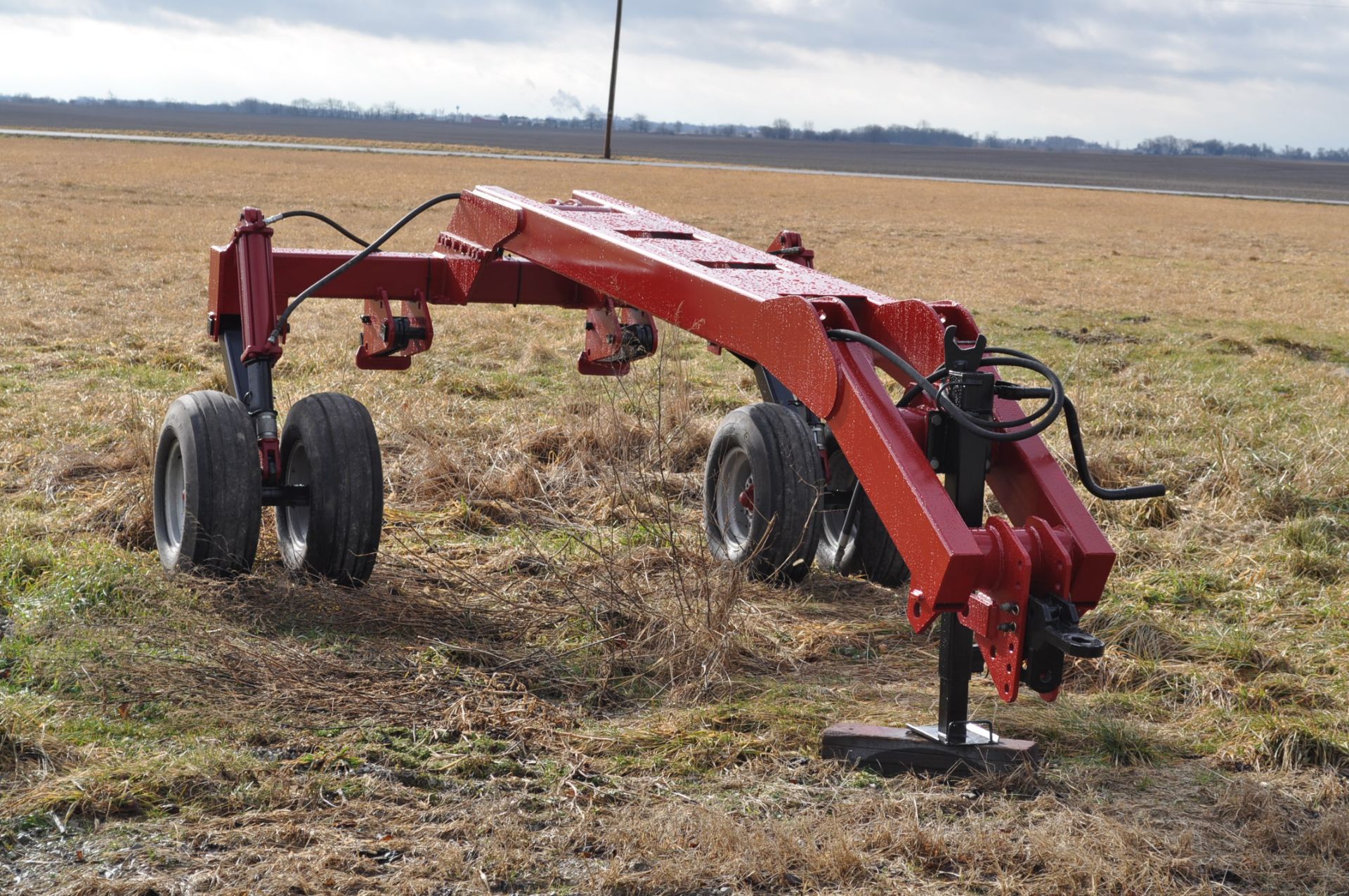 Case IH Coulter Cart pull type 3 point caddie, tandem 11L-15 tires load range F - Image 6 of 13