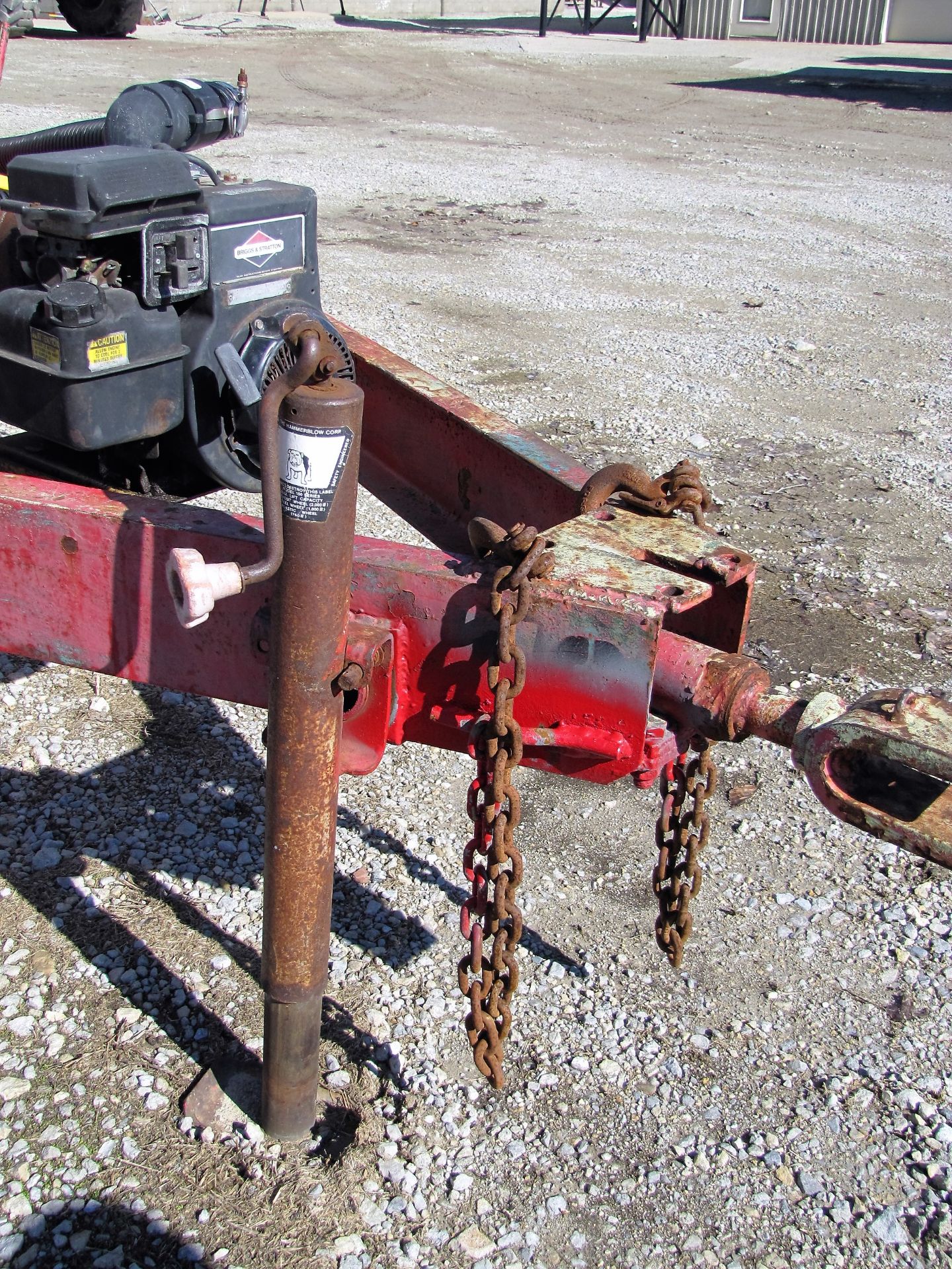 800 gal SS nurse trailer, tandem axle, with 2" gas pump - Image 7 of 7