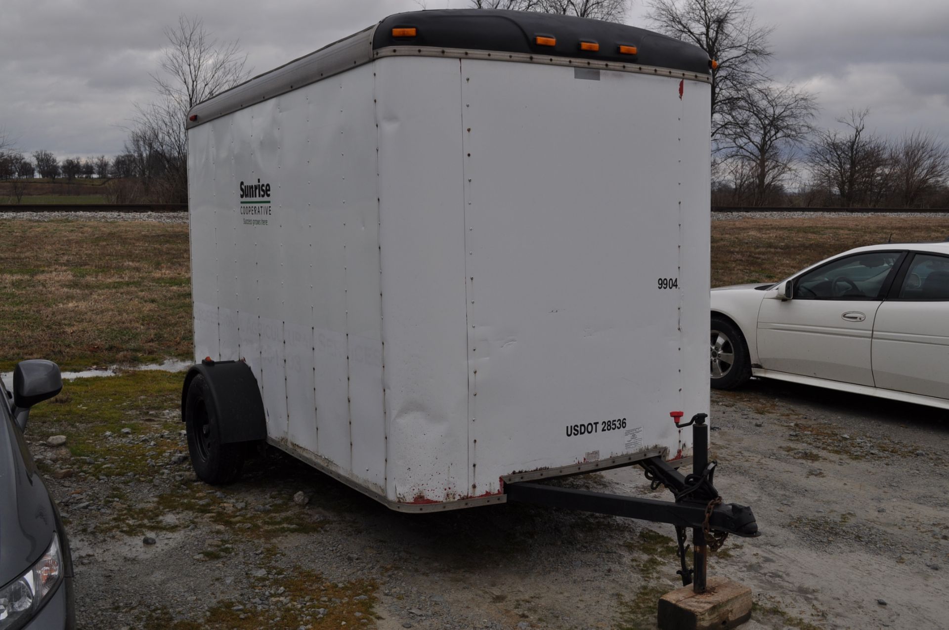 1999 Trailblazer enclosed trailer, single axle, ball hitch, ramp door, 72”x10’x84” - Image 5 of 5