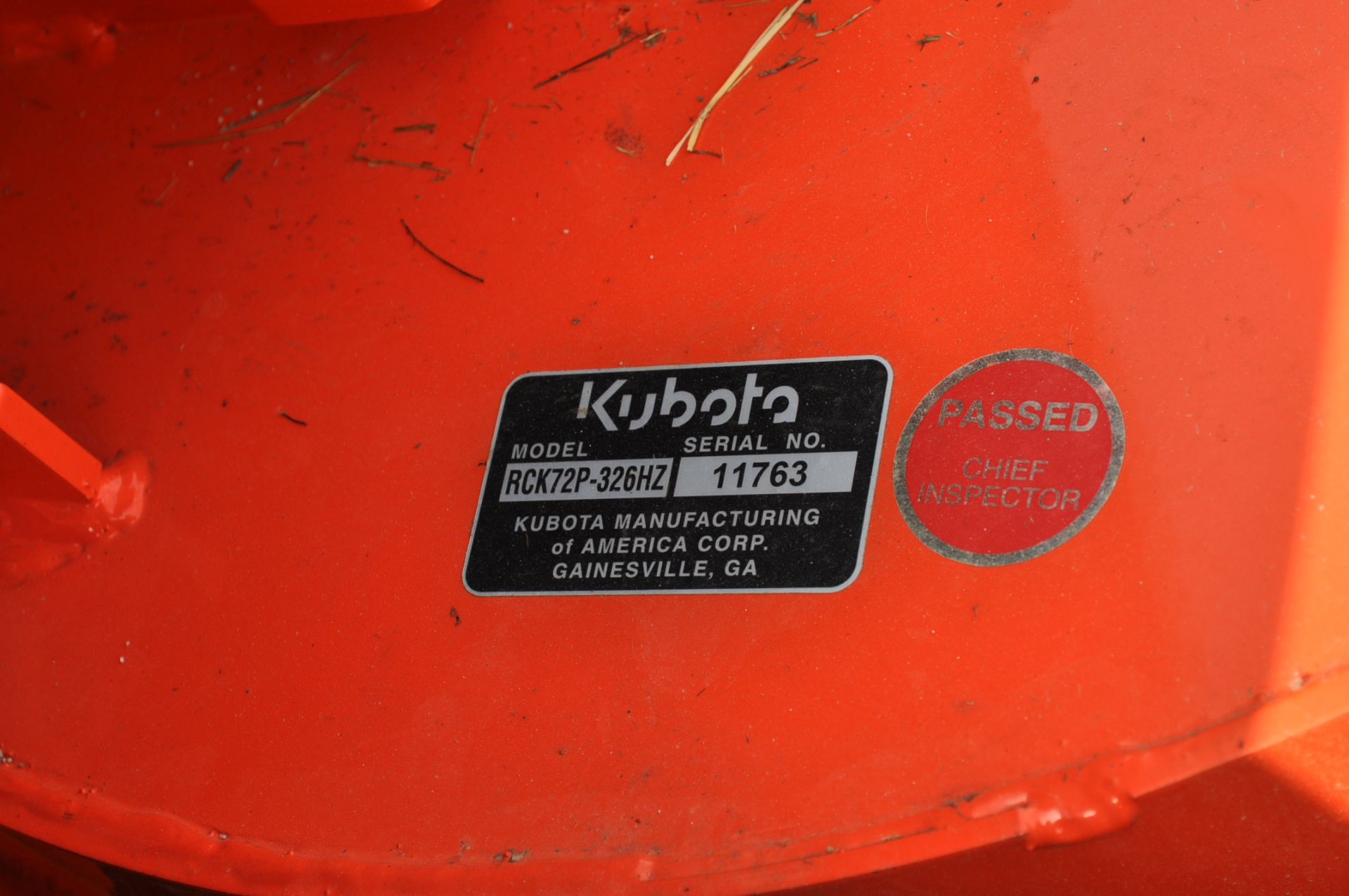 Kubota ZD326H Zero-Turn mower, high torque, 9 hrs, 72” commercial deck, diesel - Image 9 of 14