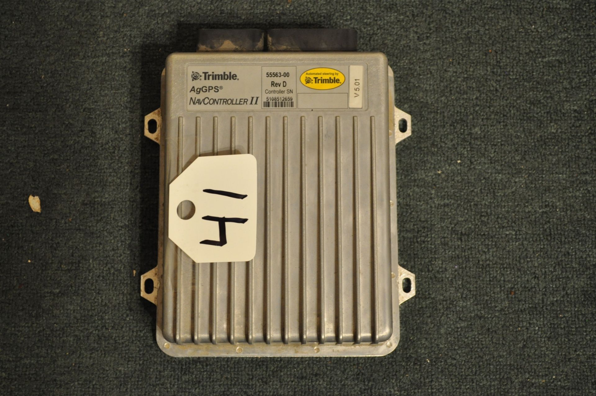 Trimble NAV II Controller with Case IH software, Rev D, Part # 55563-00, SN 5108512659