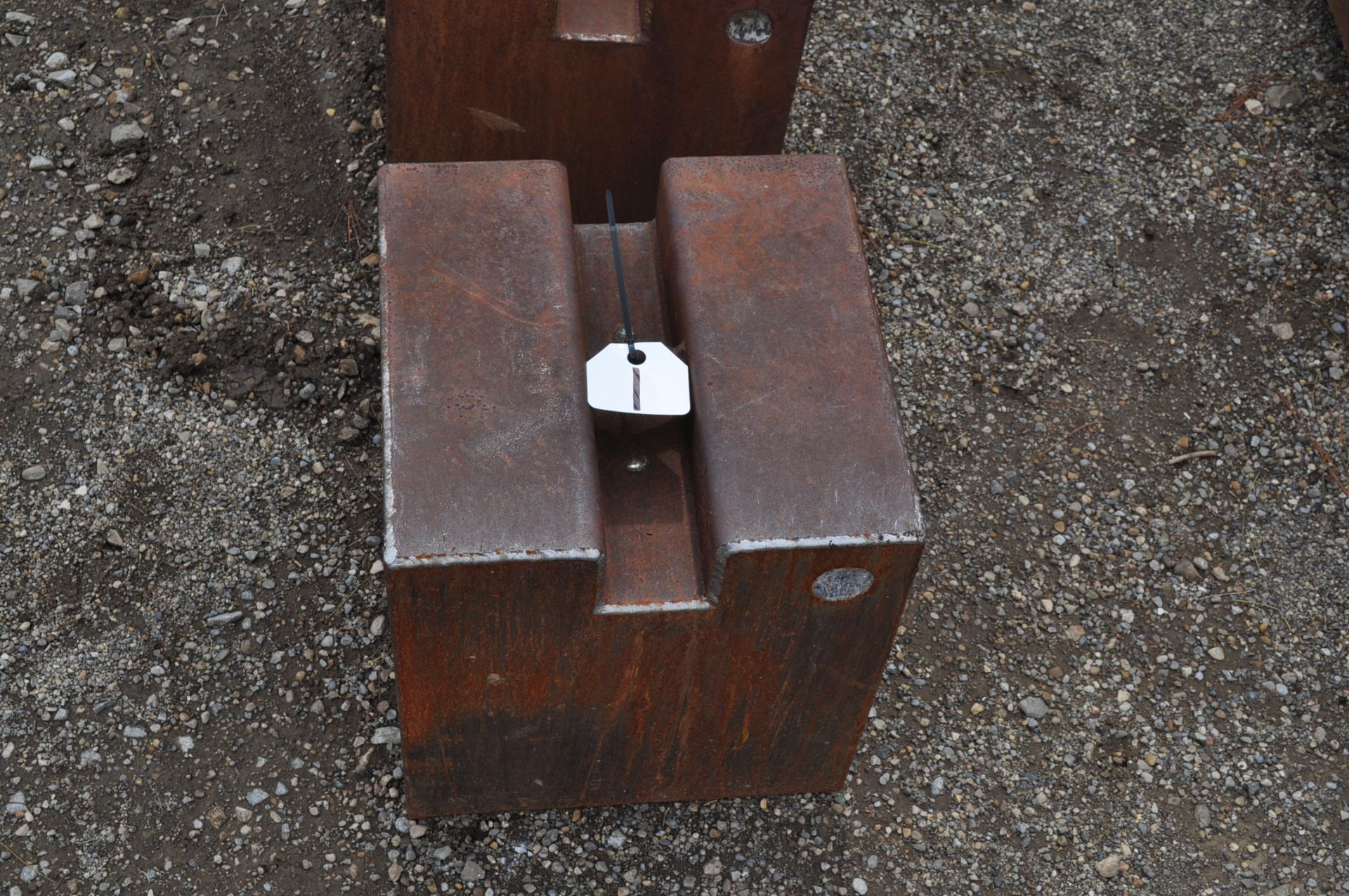 Steel counter weight, 15"x15"x16", solid