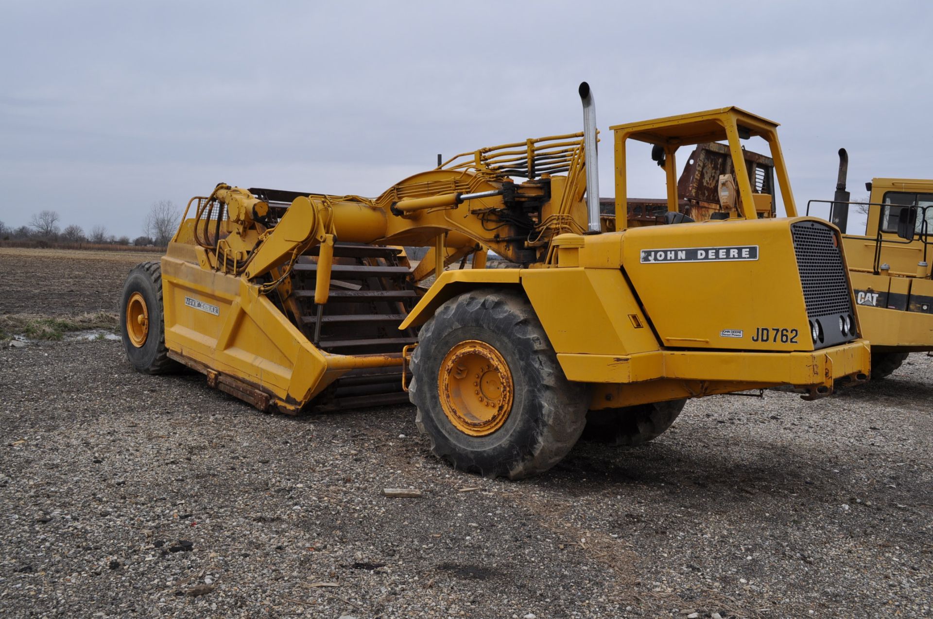 John Deere 762 Elevated Scraper, laser display and mast, 3,277 hrs, SN 002145T - Image 8 of 15