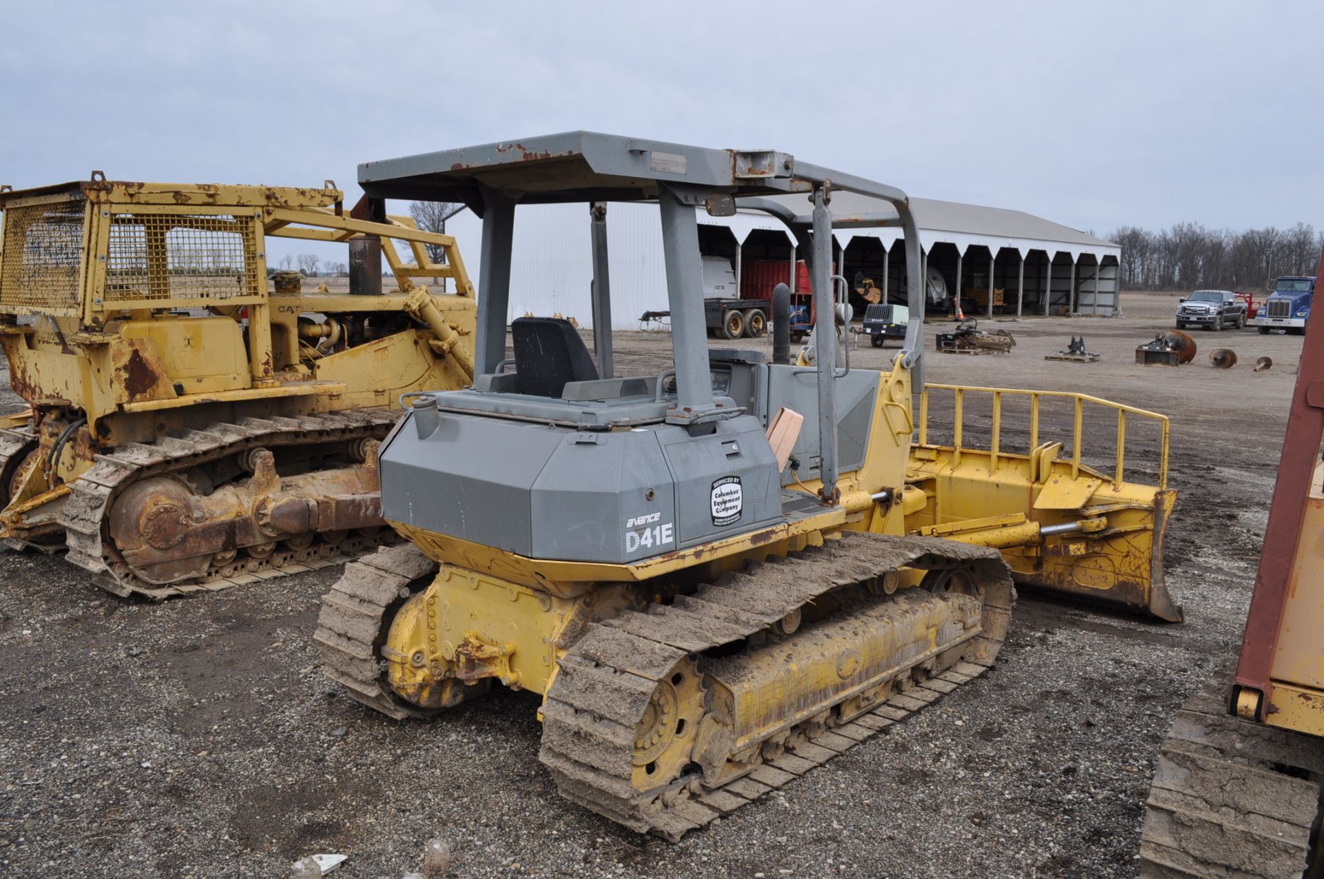 Komatsu D41E-6 Dozer, 6-way angle blade, root rake mount, 20” tracks, laser display, 2,286 hrs, SN - Image 4 of 17