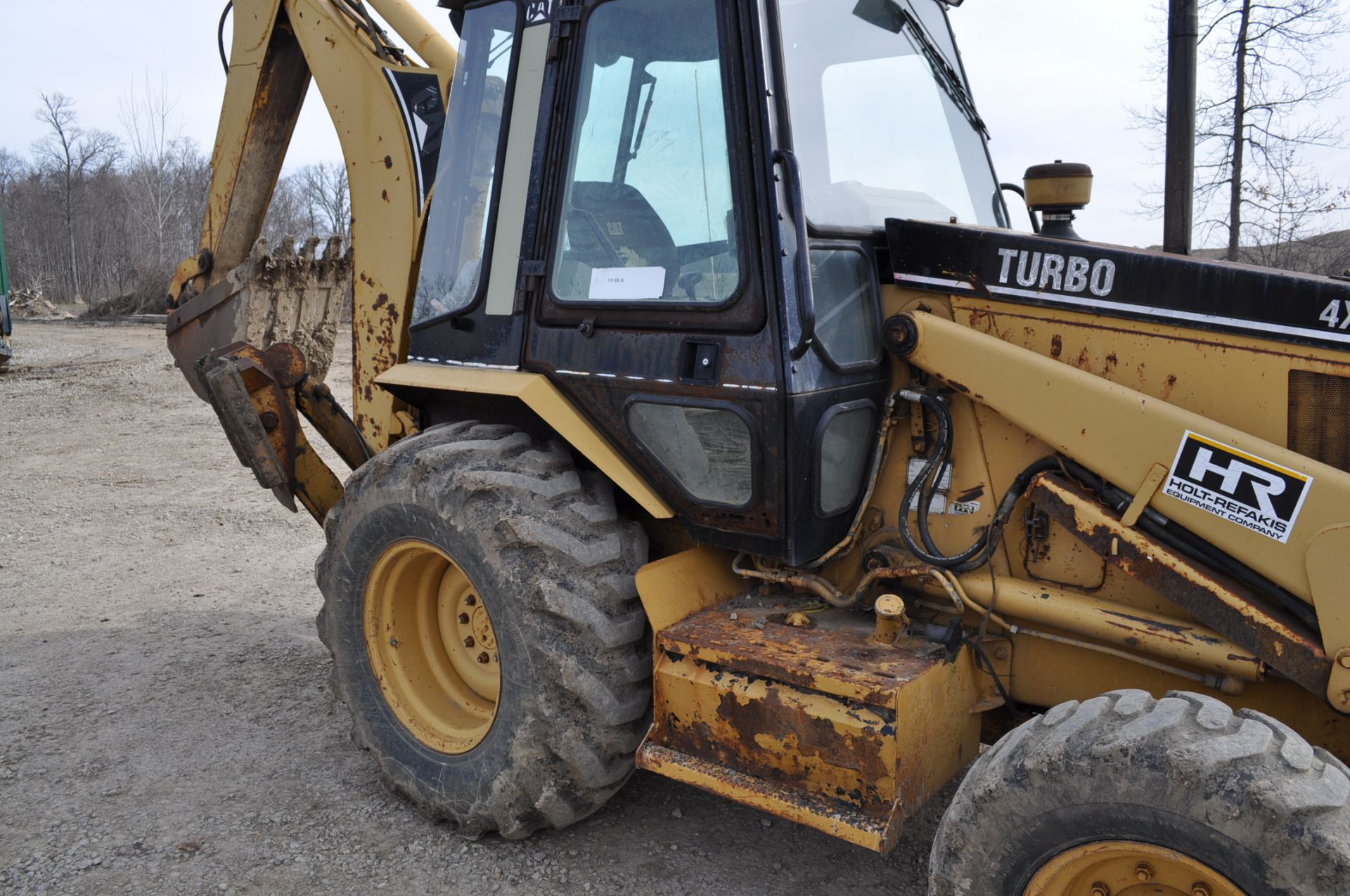 CAT 416B Backhoe, 4x4, Turbo, 19.5 L 24 rear, 12.5/80-16 front, 5522 hrs, shuttle shift, cab, 2 - Image 12 of 19