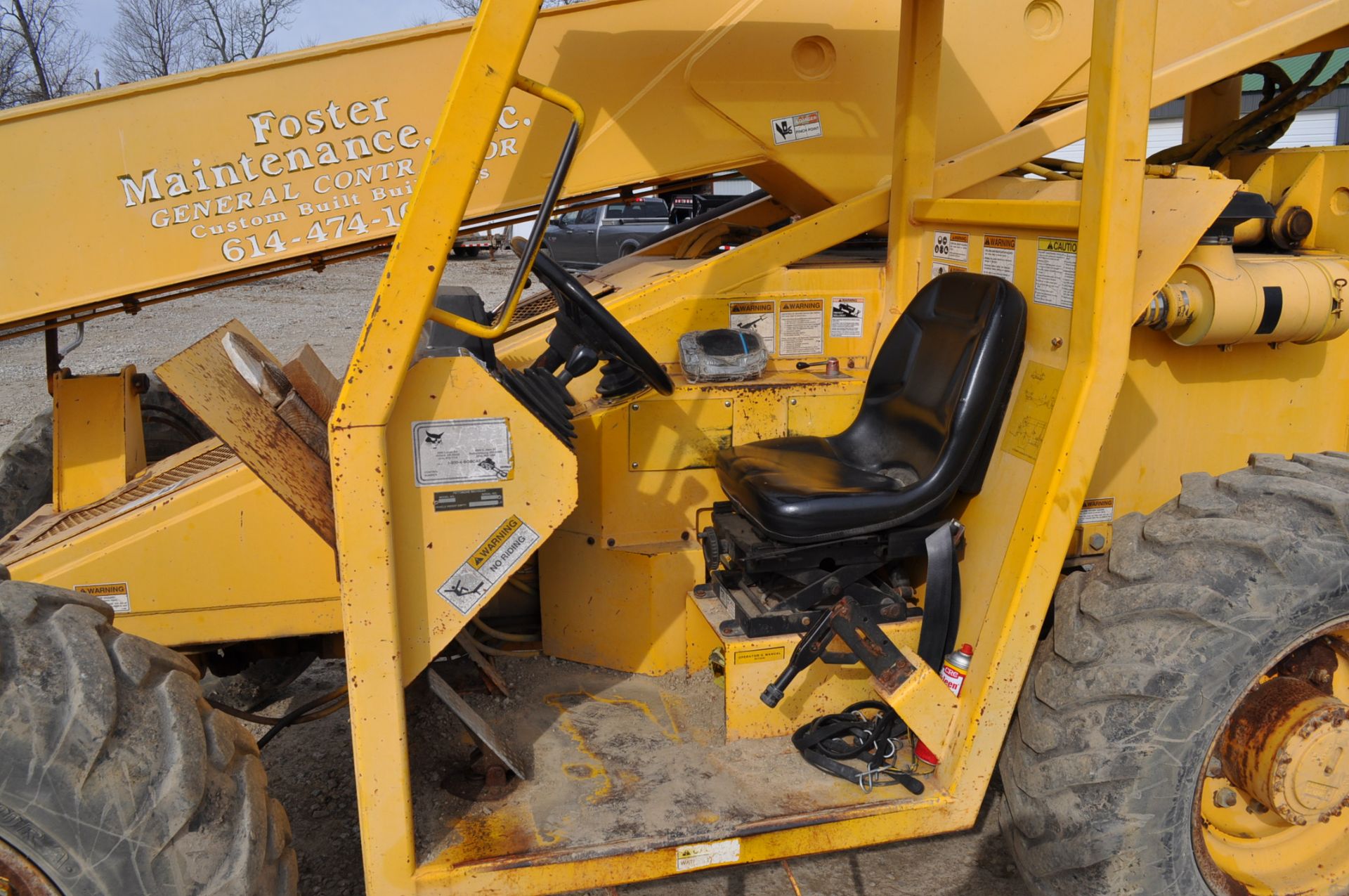 Pettibone 636 Telehandler, 4W Steer, 4WD, side level, 4-wheel disc brake, Cummins 4B3.9 engine, 3, - Image 6 of 7