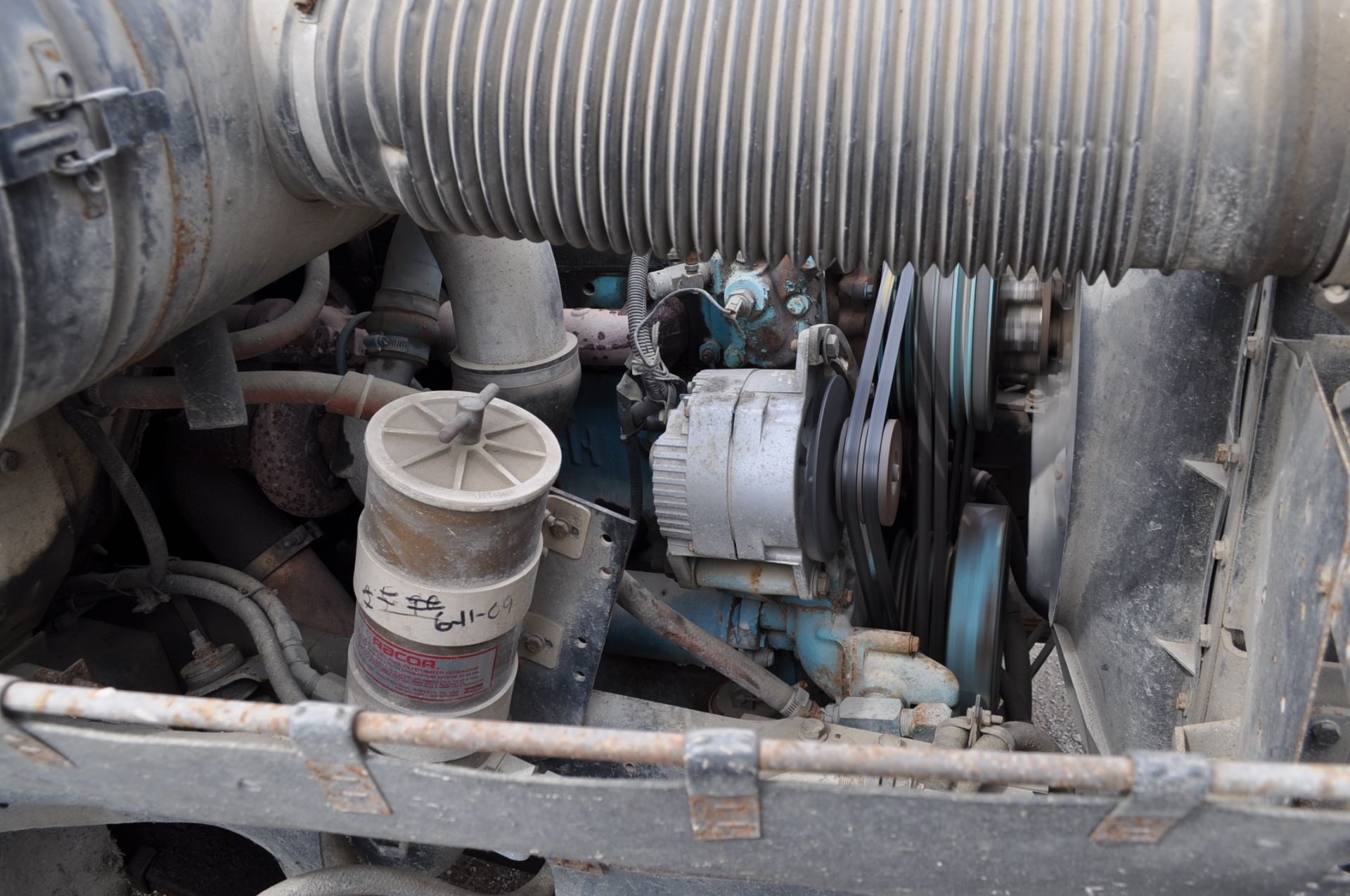 1988 International S1954 dump truck, 16’ steel bed w/ fold down sides, single axle, DT 466 engine - Image 8 of 25