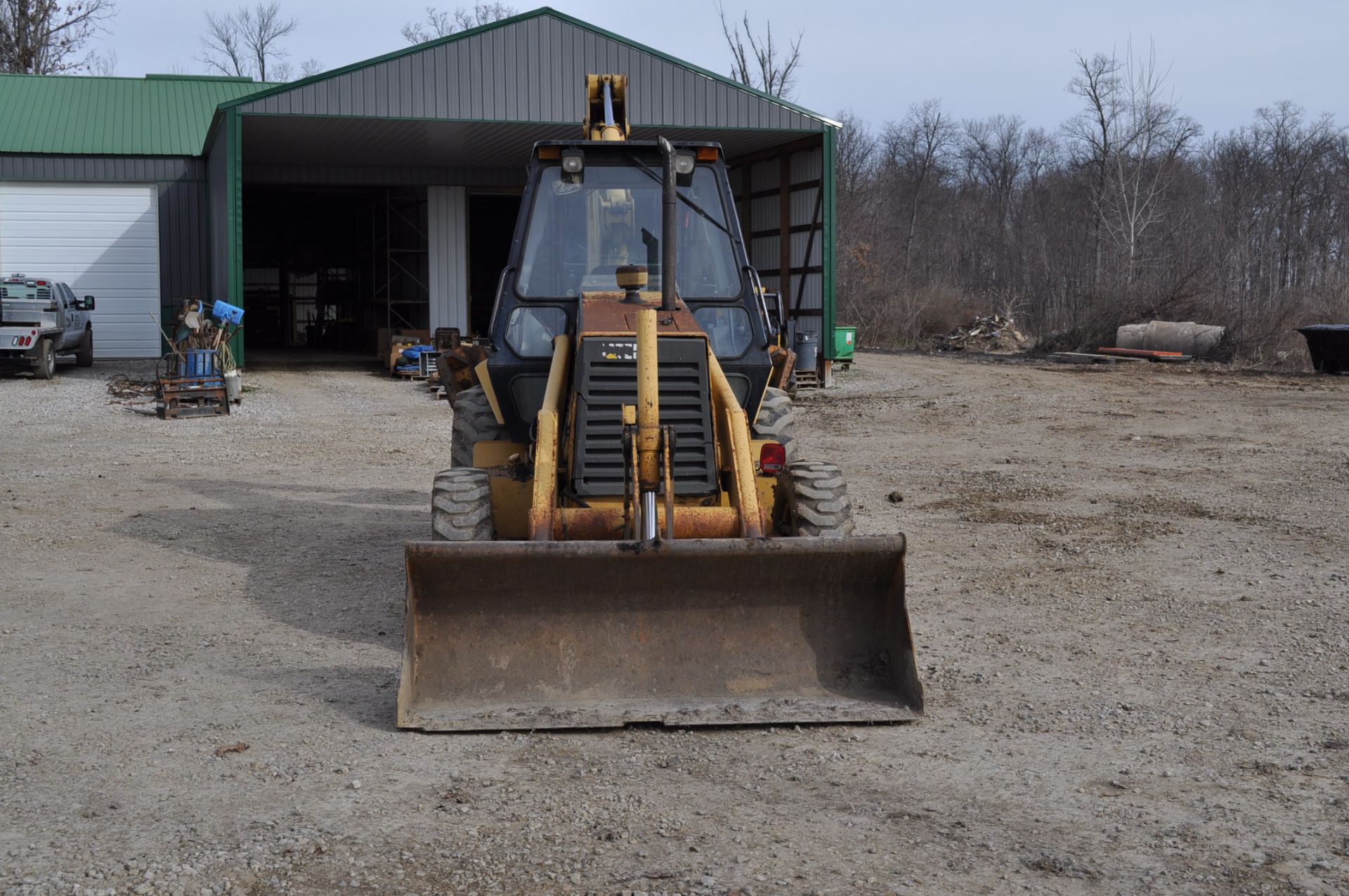 CAT 416B Backhoe, 4x4, Turbo, 19.5 L 24 rear, 12.5/80-16 front, 5522 hrs, shuttle shift, cab, 2 - Image 7 of 19