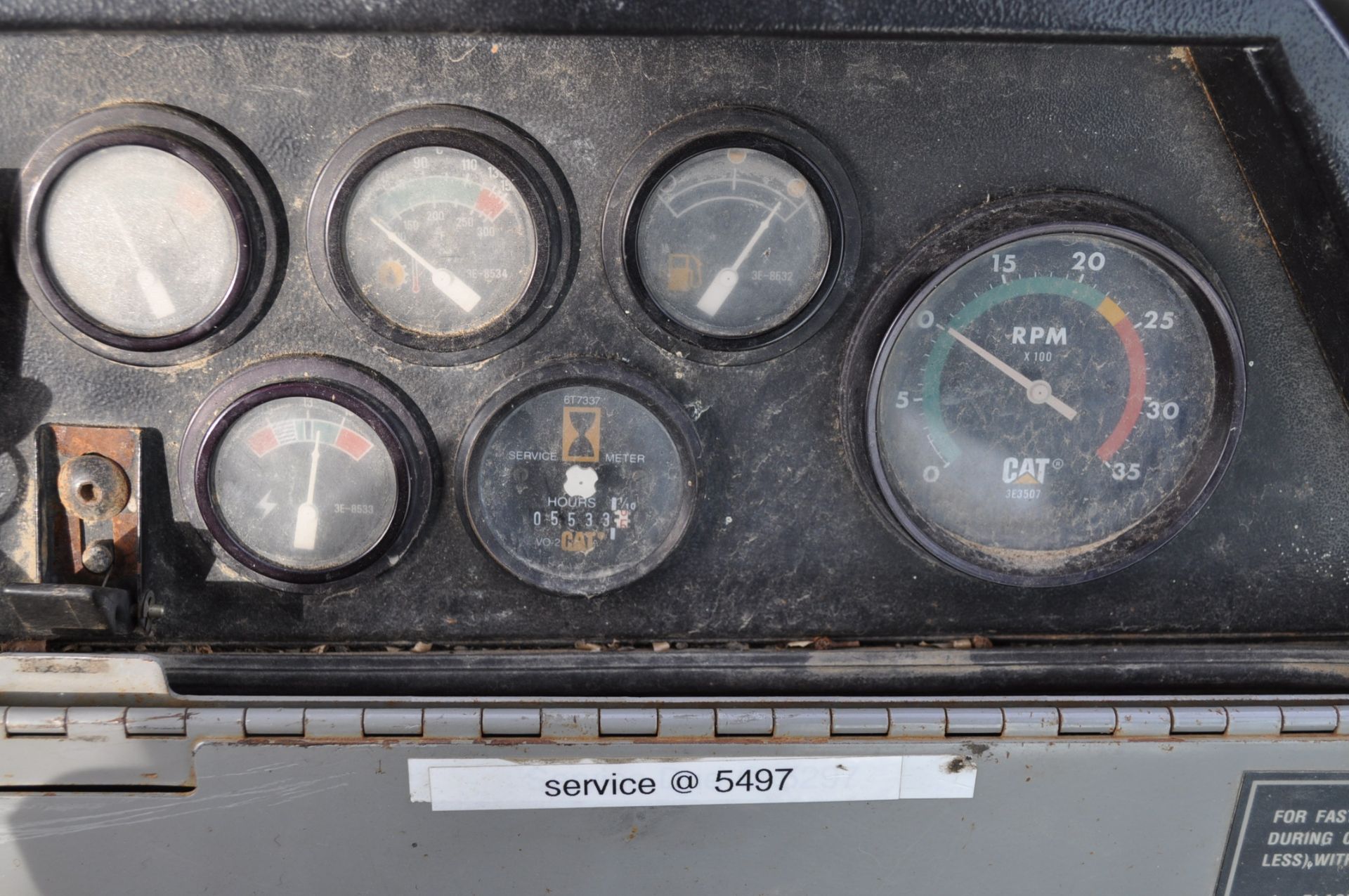 CAT 416B Backhoe, 4x4, Turbo, 19.5 L 24 rear, 12.5/80-16 front, 5522 hrs, shuttle shift, cab, 2 - Image 16 of 19