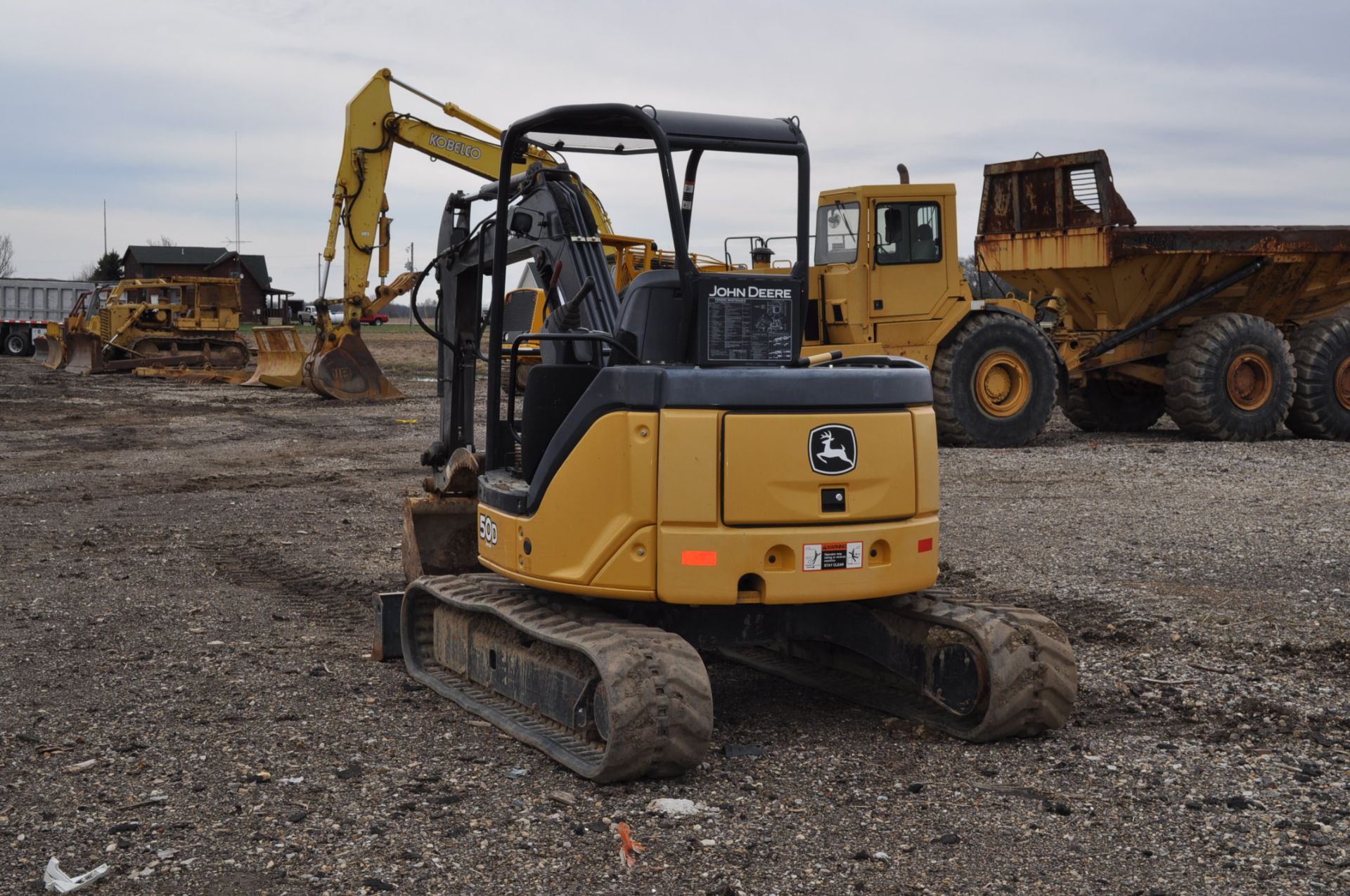 John Deere 50 D Mini Excavator, canopy, hyd thumb, hyd blade, 6 ½’ blade, 24” bucket, 778 hrs, SN - Image 3 of 7