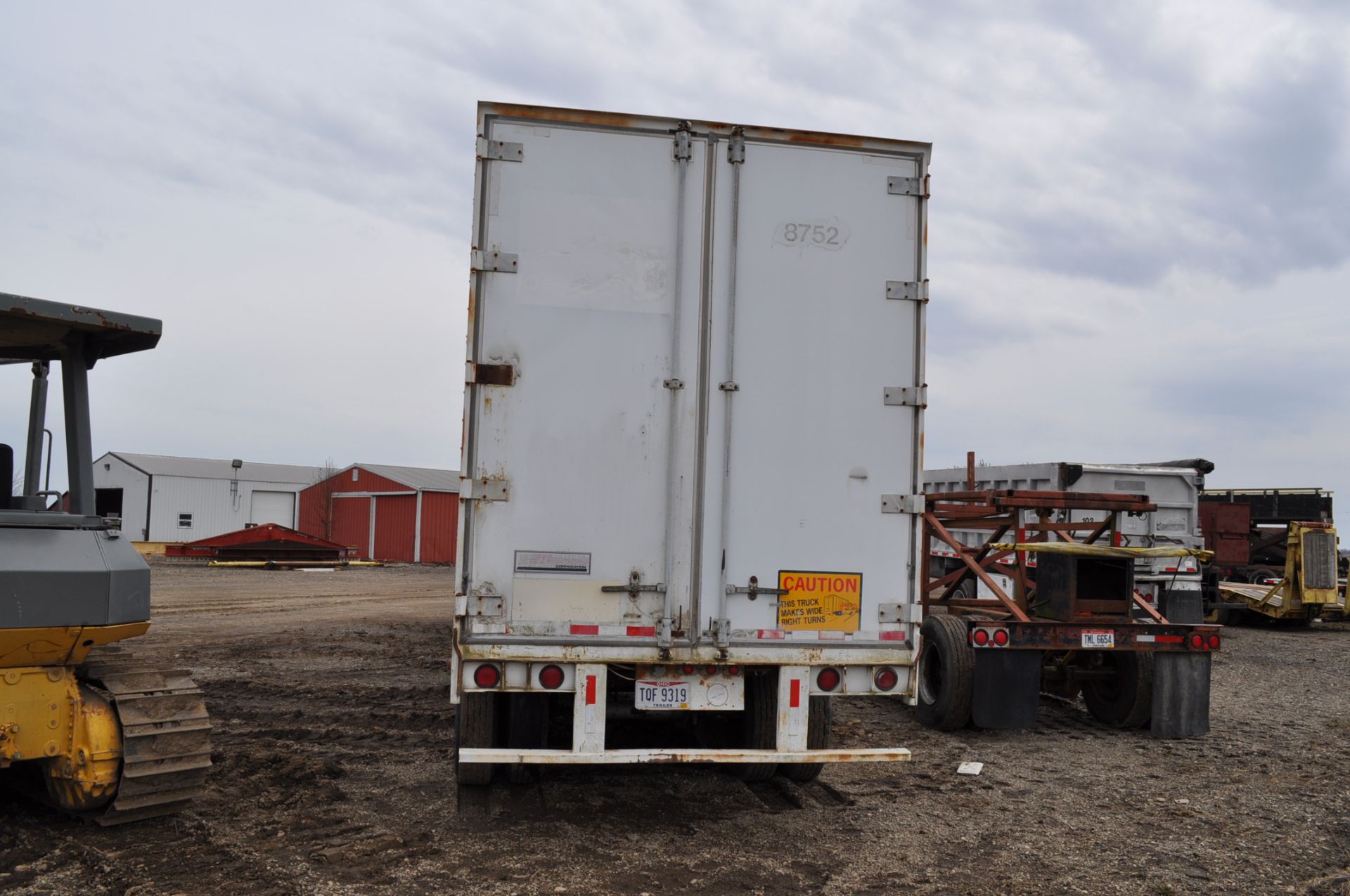 1986 48' X 102" Monon van trailer, spring ride, swinging rear doors, sliding rear tandem - Image 3 of 16