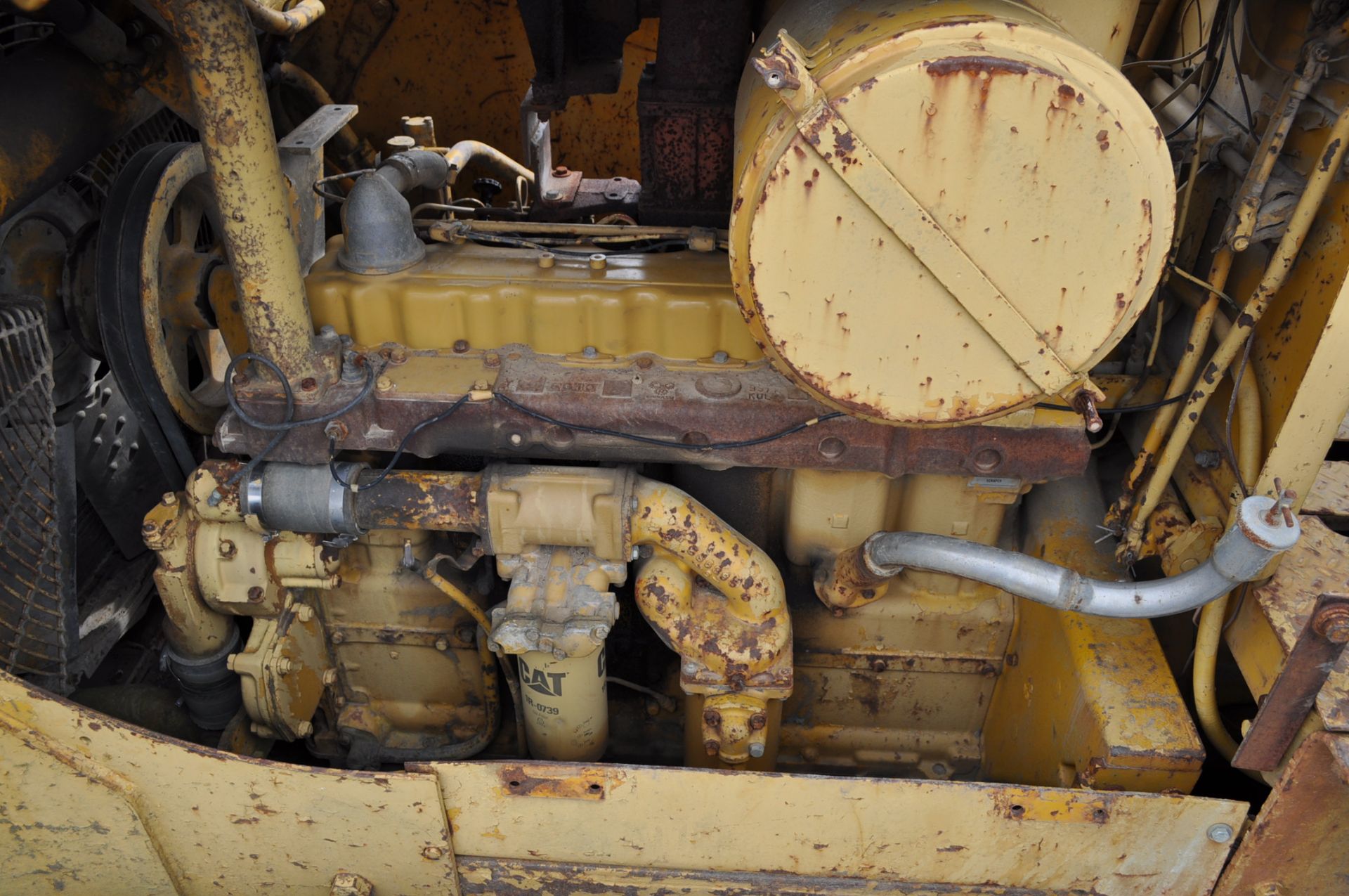 CAT D7 Dozer, electric start, angle blade, power shift, Series F, tree guard, SN 91N1400 - Image 6 of 14