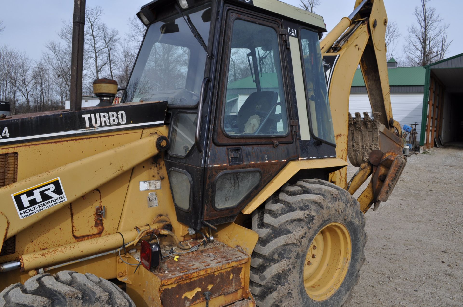 CAT 416B Backhoe, 4x4, Turbo, 19.5 L 24 rear, 12.5/80-16 front, 5522 hrs, shuttle shift, cab, 2 - Image 13 of 19