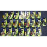 Twenty-two Kenner Star Wars The Power of the Force carded figures to include eight Collection 1,