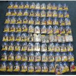 Eighty-eight Star Wars Revenge of the Sith carded figures including a run from 1-63 inclusive,