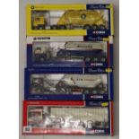 Four Corgi 1:50 limited edition articulated lorry models: CC12709 Blue CIrcle Cement ERF ECS
