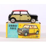 Corgi Toys 249 Morris Mini Cooper with de-luxe wickerwork, boxed.