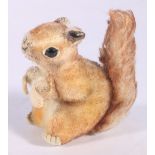 Steiff squirrel with button ear,