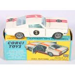 Corgi Toys 325 Ford Mustang Fastback 2+2 Competition model, boxed.