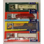 Four Corgi 1:50 limited edition articulated lorry models: CC12803 Maguires of Cheltenham Scania T