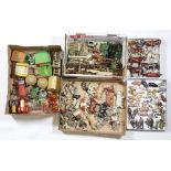 Over one hundred Britains and other painted lead and metal farmyard, zoo and agricultural figures,