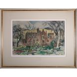 ADAM BRUCE THOMSON Melrose Abbey Signed,